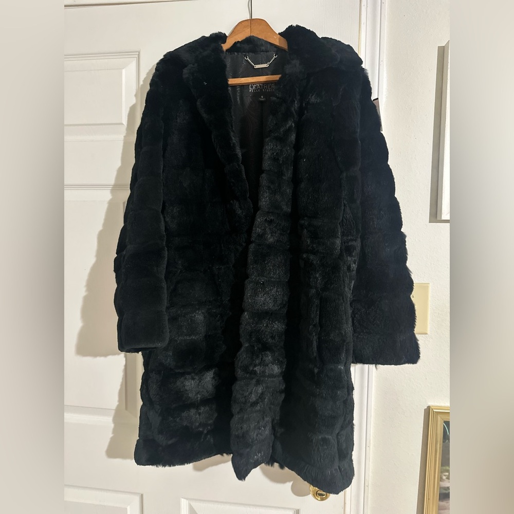 Wilsons Leather Dark Gray Patterned Jacket - image 1